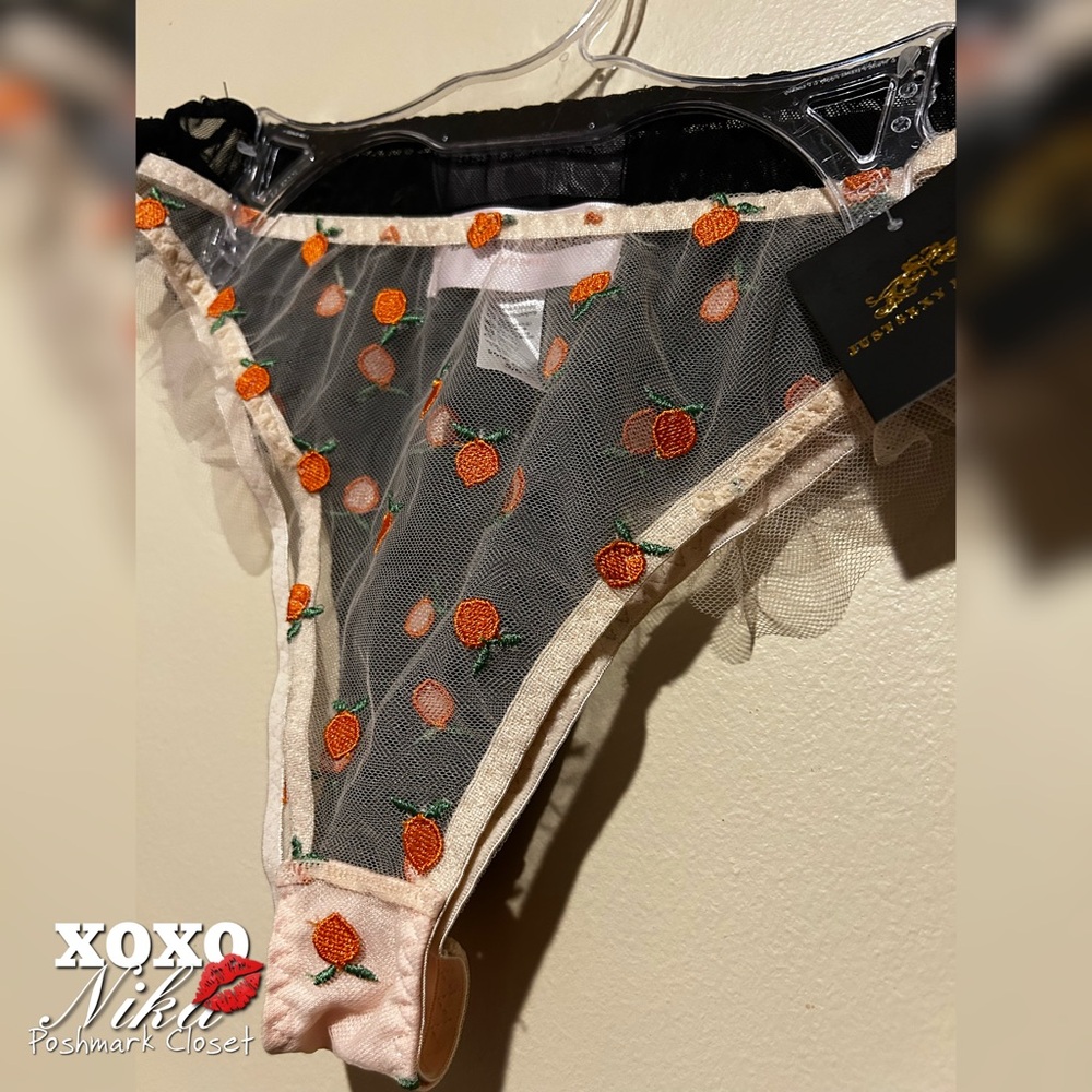 Bed of roses Sheer Embroidered Panties